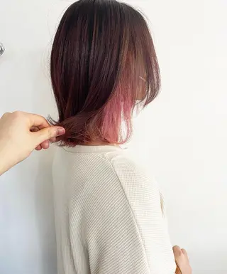 ミディアム カラー フラム所属・WATANABE MISAKIのヘアスタイル