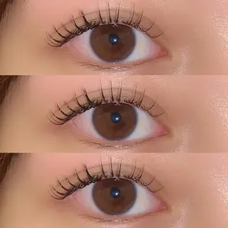 マツエク・マツパ 肌に馴染むハイトーン /ミルクティーカラーのヘアスタイル