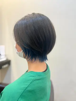 ショート カラー ルービック 梅田茶屋町店のヘアスタイル