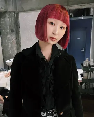 ショート カラー 🧡色落ちまで2度綺 麗なカラー🧡ヨシキのヘアスタイル