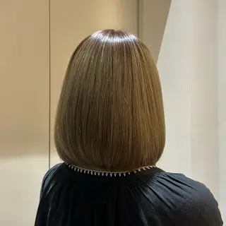 ショート カラー 佐々木 萌衣/ 髪質改善/つやカラーのヘアスタイル