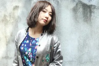 ミディアム カラー vato マンツーマンサロンのヘアスタイル