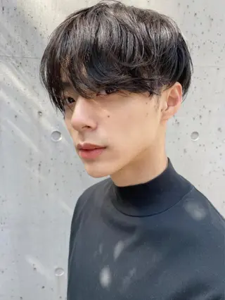 メンズ JINKIメンズ特化 メンズカットパーマのヘアスタイル