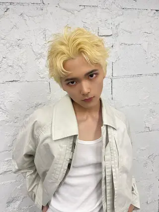 カラー メンズ 新世代パーマ⚡️ の達人トモ⚡️のヘアスタイル