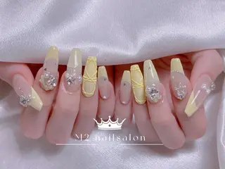 ネイル 長さだし専門店 M2　rikaのネイルデザイン