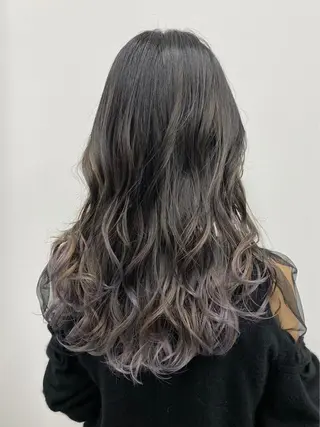 ロング カラー パーマ ヘアアレンジ 【公式】amble luxe池袋東口🩷のヘアスタイル