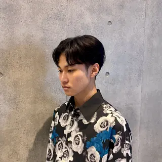 メンズ 王道メンズカット/ 寒色カラー/僚汰のヘアスタイル