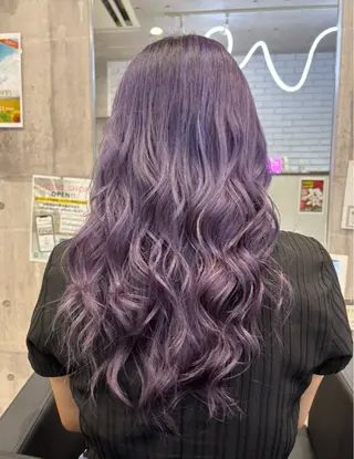 ロング 🍑🧋ハイトーン 暖色カラーlucaのヘアスタイル