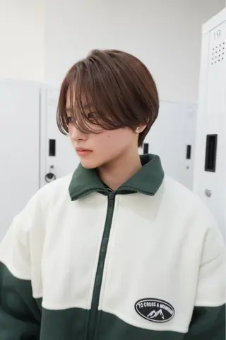 ショート ショート/ボブ特化 似合わせ/山下凌生のヘアスタイル