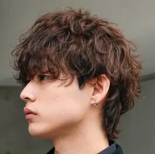 パーマ メンズ 仙台フェザーパーマ/ fifth/遠藤楓雅のヘアスタイル