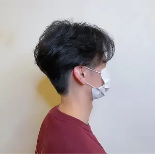 ショート メンズ 夏井 沙織のヘアスタイル