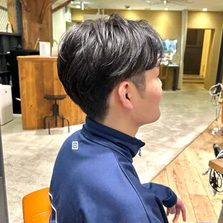 ショート メンズ ボブレイヤー/ ブリーチ/miyuuのヘアスタイル