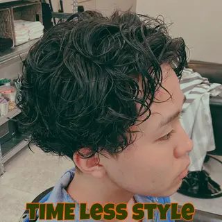 パーマ メンズ Back  bone barberのヘアスタイル