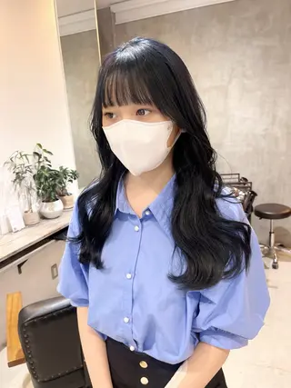 ロング カラー あ あのヘアスタイル