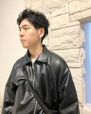 ヘアアレンジ メンズ ainico+所属・メンズ特化✂️栗原 侑也のヘアスタイル