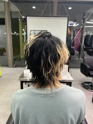 ミディアム ヘアアレンジ メンズ 山田 隆聖のヘアスタイル