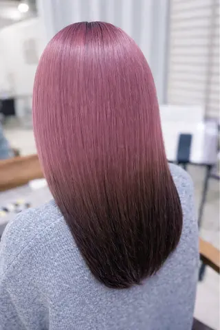 セミロング カラー LAURA＆RO所属・LAURA &RO 🫧はるか🫧のヘアスタイル