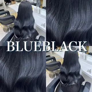 セミロング 寒色＆ブリーチ特化 寒色MiOのヘアスタイル