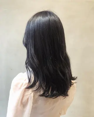 ロング ヘアアレンジ 酸性縮毛矯正🧴韓国 レイヤー/髪質改善のヘアスタイル