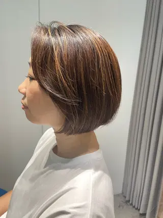 ミディアム 大人ショート/鎌倉/ カット/edA.菫のヘアスタイル