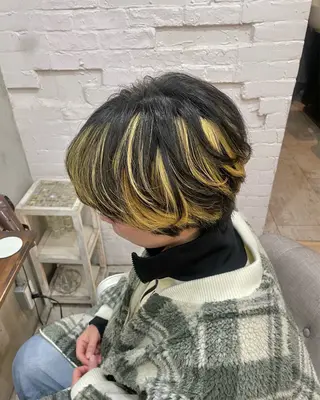 ショート 【ピンク/韓国ヘア/ ヘアセット】亜海のヘアスタイル