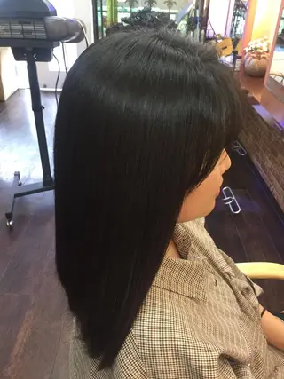 セミロング パーマ 桧山 真のヘアスタイル
