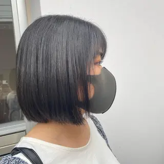 ショート カラー ｱｵﾇﾏﾐﾕ☁️ /ボブ/ハイトーン/のヘアスタイル