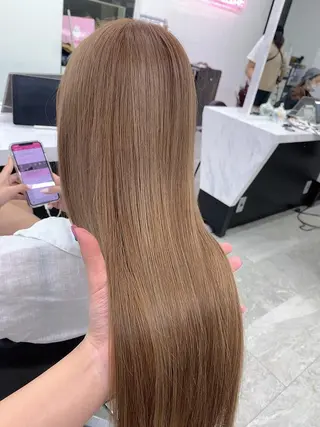 ロング grow所属・🧡YUKA🧡 渋谷/ﾌﾟﾙｴｸｽﾃのヘアスタイル