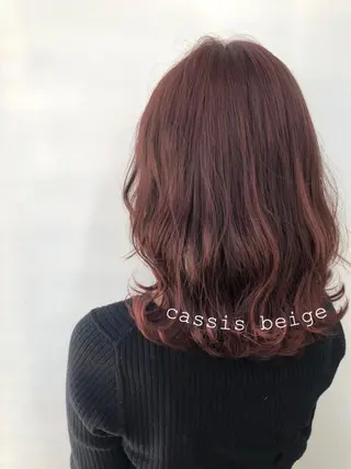 ミディアム カラー ヘアアレンジ 女性スタイリスト専門サロン Zina 天神所属・NANA／trend style🕊🍑のヘアスタイル