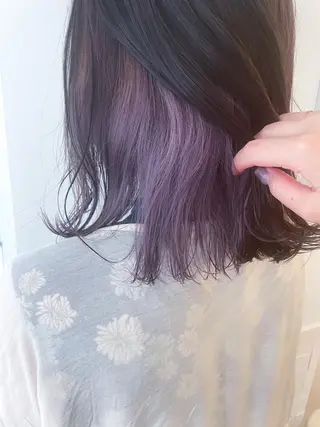 ミディアム カラー ✨カラー支持No.1 🧸ワキ カナコ🧸のヘアスタイル