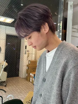 カラー メンズ 💖デザインカラー/ タダ ハナカ💖のヘアスタイル