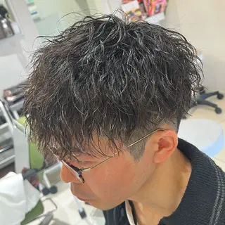 パーマ メンズ 新潟メンズパーマ⚽️ 髙井　陽のヘアスタイル