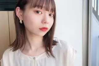 セミロング パーマ Stella Lux ステラ ルークスのヘアスタイル