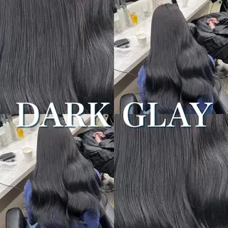 セミロング 寒色＆ブリーチ特化 寒色MiOのヘアスタイル