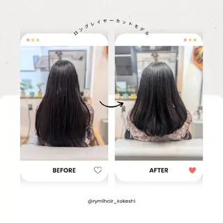 セミロング Kokeshi/美髪 /脱毛/ヘッドスパのヘアスタイル