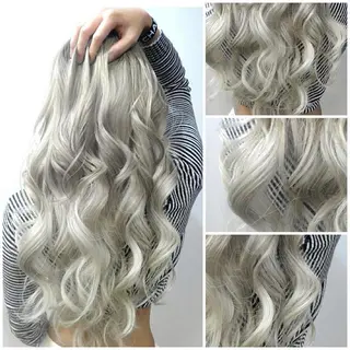 ロング カラー ヘアアレンジ Shelltie Fiel (シェルティフィエル)所属・次世代シールエクステ 錦糸町 小泉 朋之のヘアスタイル