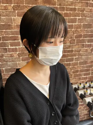 ショート カラー パーマ ヘアアレンジ メンズ キッズ ネイル マツエク・マツパ アイブロウ times salon名駅所属・久木原 ゆりのヘアスタイル