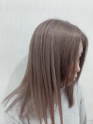 ロング カラー 🌿nudeカラー/ レイヤー/藤原🌿のヘアスタイル