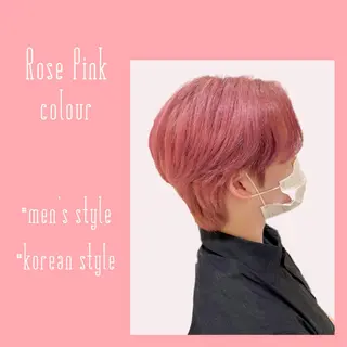 ショート カラー メンズ 樋笠 知佳のヘアスタイル