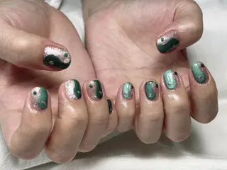 ネイル lucky nail 歌舞伎町のネイルデザイン