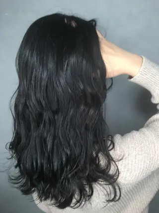 ロング カラー パーマ ヘアアレンジ メンズ キッズ ネイル マツエク・マツパ 新宿駅近♡友達とOK 🦋W -ワット -のヘアスタイル