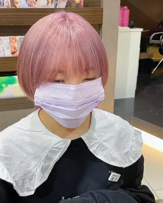 ショート カラー ✨髪質改善/ハイトー ン/艶髪高山のヘアスタイル