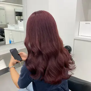 セミロング カラー 🎀愛されgirly ヘア🫧Ayakaのヘアスタイル