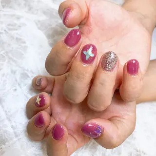 ネイル ⭐︎休業中の練習⭐︎ JNA認定講師髙橋のネイルデザイン