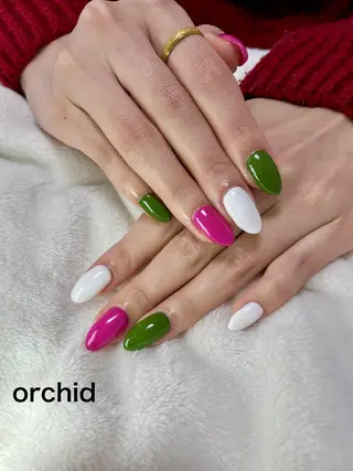 ネイル orchid ♡オーキッドのネイルデザイン
