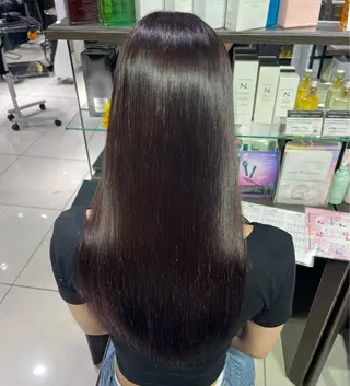 ロング カラー 髪質改善/透明感カラ ー/レイヤー/あやはのヘアスタイル