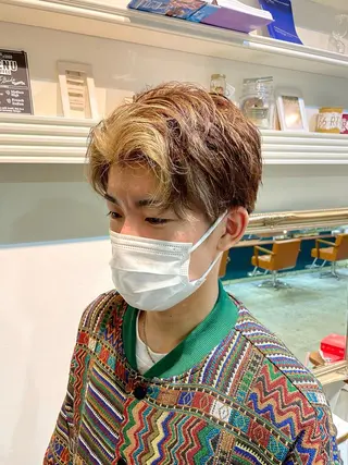 ショート カラー ヘアアレンジ 🍫カトウ ケイゴ🍫のヘアスタイル