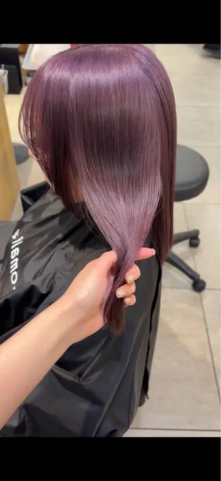 ミディアム カラー じゅわっと暖色カラー 🍊Moemiのヘアスタイル