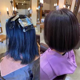 ショート カラー ヘアアレンジ SALOWIN京都河原町Suite店所属・外国人風レイヤー/ ハイトーンSHUのヘアスタイル
