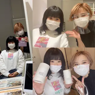 ショート カラー メンズ キッズ ✂︎ショート、ボブ、 レイヤー🩵YUMIのヘアスタイル